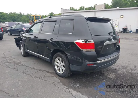 2013 Toyota Highlander Se V6 из США, поврежденный, VIN 5TDBK3EH7DS205580